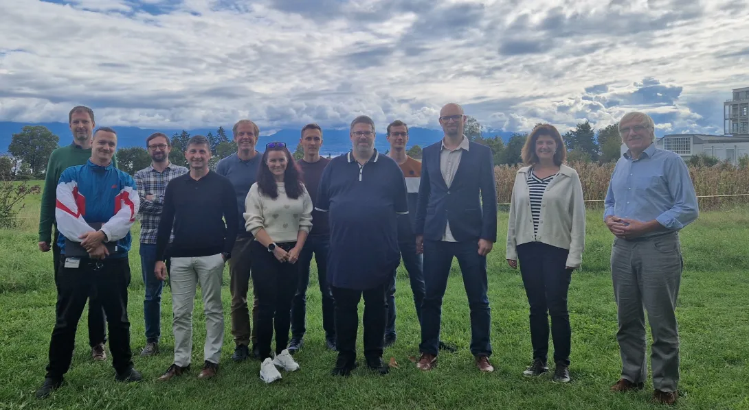 Group picture at the ELIXIR CZ/CH Staff Exchange in Lausanne